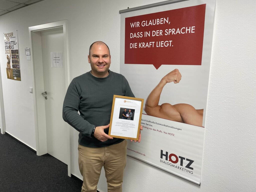 Hotz Dialogmarketing spendete 550 Euro für bedürftige Kinder