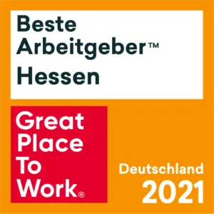 Beste Arbeitgeber Hessen 2021 Siegel